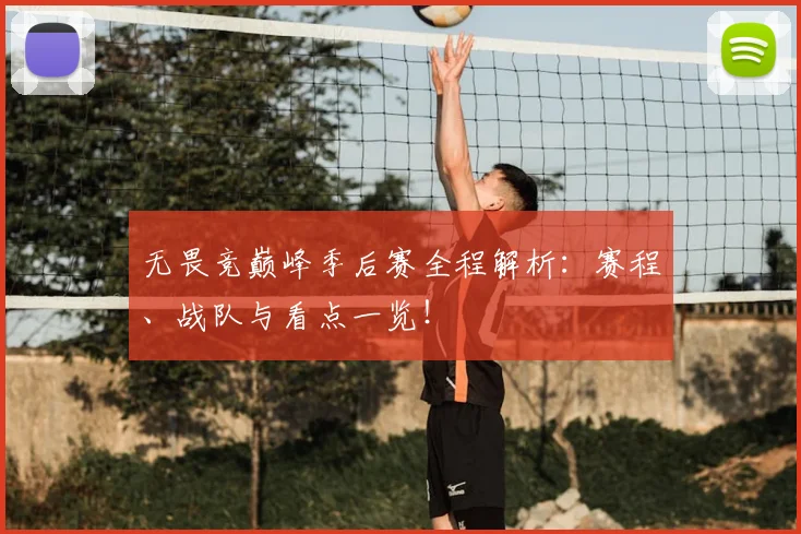 无畏竞巅峰季后赛全程解析:赛程、战队与看点一览!