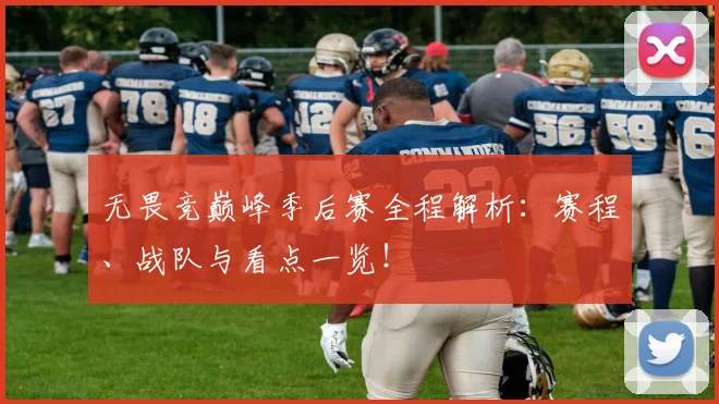 无畏竞巅峰季后赛全程解析:赛程、战队与看点一览!